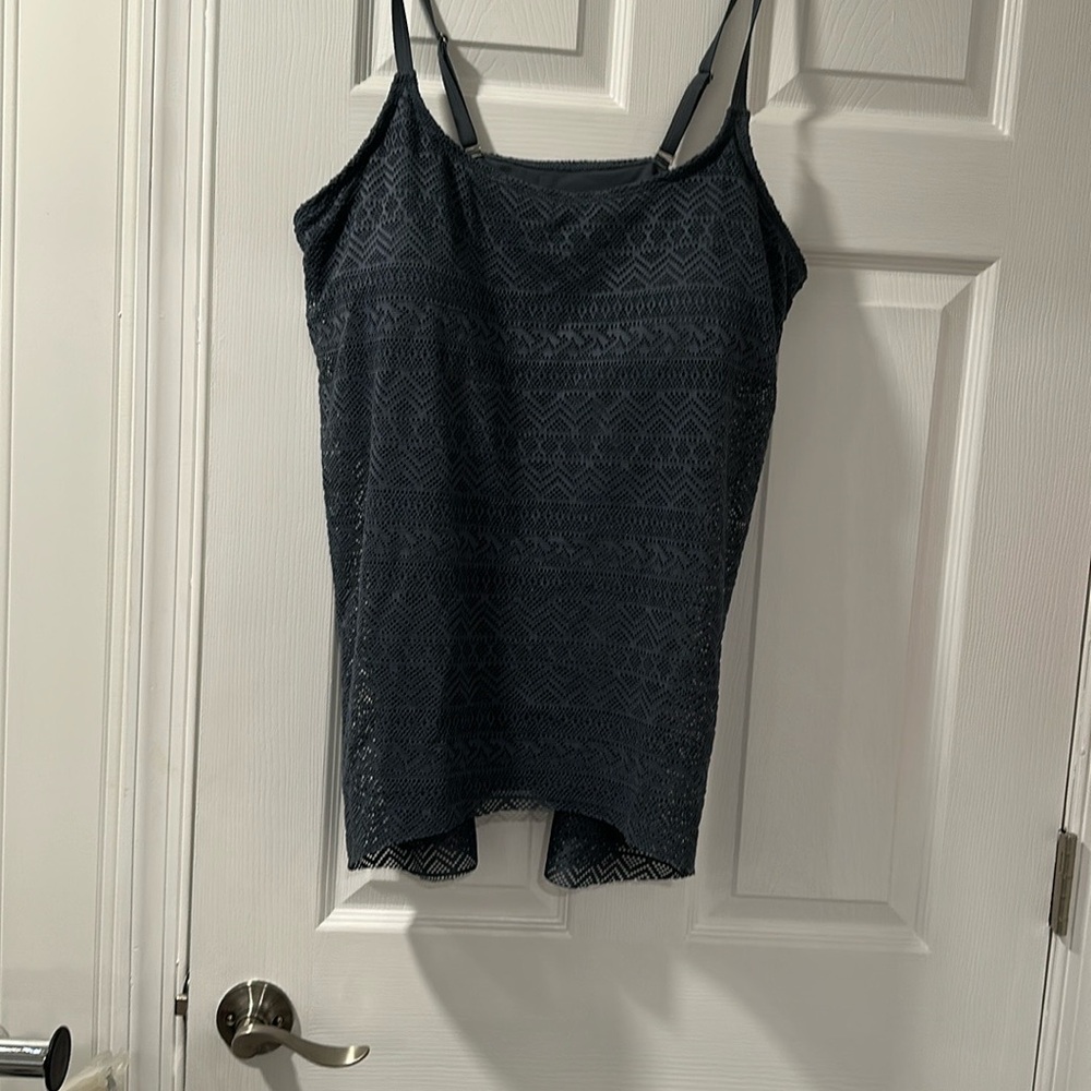 Women's Lace Cami Top - Black